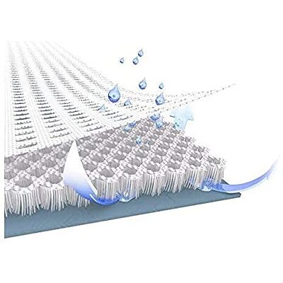Träumeland Airsafe 3D vochtbeschermingsmatras met 3D-luchtkussen voor een betere luchtcirculatie, afmetingen 90 x 200 cm Träumeland Airsafe 3D vochtbeschermingsmatras met 3D-luchtkussen voor een betere luchtcirculatie, afmetingen 90 x 200 cm