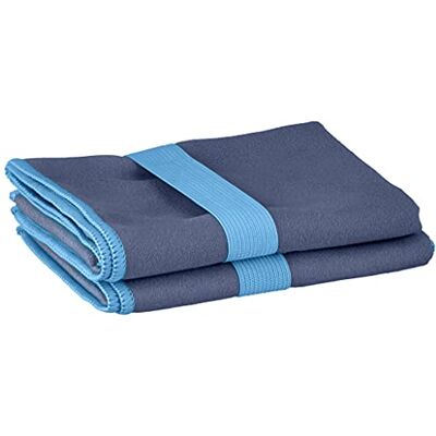 Playshoes Uniseks 328104, multifunctionele handdoek, microvezel, marineblauw, 40 x 80 cm, 2-pack Playshoes Uniseks 328104, multifunctionele handdoek, microvezel, marineblauw, 40 x 80 cm, 2-pack