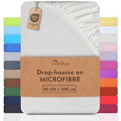 NatureMark Microvezel hoeslaken tegen een betaalbare prijs. vele maten en kleuren (90 x 190 tot 100 x 200 cm, natuur/crème) NatureMark Microvezel hoeslaken tegen een betaalbare prijs. vele maten en kleuren (90 x 190 tot 100 x 200 cm, natuur/crème)