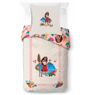 Jay Franco Kids Disney Moana 2-delige superzachte beddengoedset met kussensloop, dekbedovertrek niet inbegrepen, beige, eenpersoonsbed Jay Franco Kids Disney Moana 2-delige superzachte beddengoedset met kussensloop, dekbedovertrek niet inbegrepen, beige, eenpersoonsbed