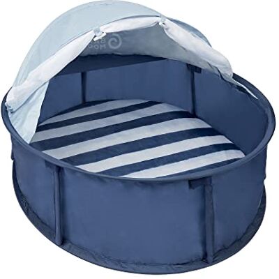 Babymoov Anti-babytent, UV SPF 50+ Babyni, 2-in-1, speelplaats en bijzetbed, geïntegreerd muggennet en luifel, gebruik binnen en buiten, eenvoudig te installeren, matrozenboom Babymoov Anti-babytent, UV SPF 50+ Babyni, 2-in-1, speelplaats en bijzetbed, geïntegreerd muggennet en luifel, gebruik binnen en buiten, eenvoudig te installeren, matrozenboom