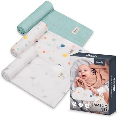 Lionelo Bamboebox, 3 stuks, 70 x 70 cm, 100% natuurlijk bamboe Lionelo Bamboebox, 3 stuks, 70 x 70 cm, 100% natuurlijk bamboe