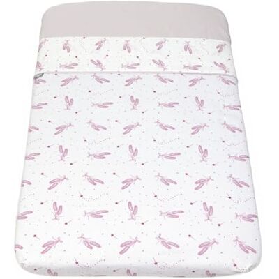 Chicco Set van 2 N2M babybedlakens, 100% katoen, compatibel met Next2Me en met matras 50 x 83 cm, bovenlaken en hoeslaken 0 maanden + roze Chicco Set van 2 N2M babybedlakens, 100% katoen, compatibel met Next2Me en met matras 50 x 83 cm, bovenlaken en hoeslaken 0 maanden + roze