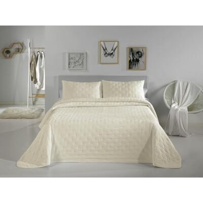 Pierre Cardin Sprei met stippen aarde voor bed 135 cm (3-delig) Pierre Cardin Sprei met stippen aarde voor bed 135 cm (3-delig)