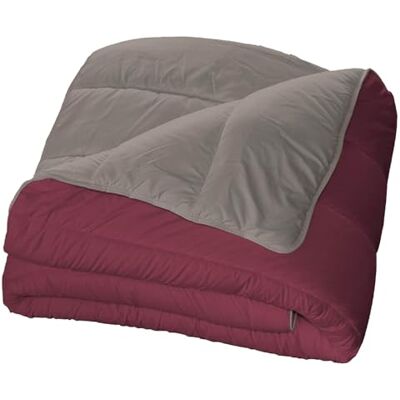 Bleu Calin Bleu Câlin Tweekleurig omkeerbaar dekbed voor 1-persoonsbed, microvezel, bordeaux/peper, 140 x 200 cm Bleu Calin Bleu Câlin Tweekleurig omkeerbaar dekbed voor 1-persoonsbed, microvezel, bordeaux/peper, 140 x 200 cm