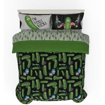 Franco Rick & Morty 7-delige microvezel beddengoedset voor queensize bed Franco Rick & Morty 7-delige microvezel beddengoedset voor queensize bed