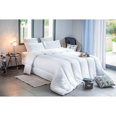 Blanrêve Quilt Confort CTPREVD002422 synthetisch en hypoallergeen – getemperd 300 g/m², wit, 240 x 220 cm Blanrêve Quilt Confort CTPREVD002422 synthetisch en hypoallergeen – getemperd 300 g/m², wit, 240 x 220 cm