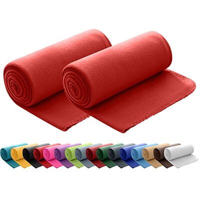 wometo 2 stuks omkeerbare deken 130 x 160 cm, stof, rood, 130 x 160 cm wometo 2 stuks omkeerbare deken 130 x 160 cm, stof, rood, 130 x 160 cm