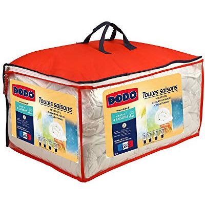 DODO dekbed voor 4 seizoenen, zeer zacht, 200 x 200 cm, voor tweepersoonsbed, gemaakt in Frankrijk, machinewasbaar op 40 °C DODO dekbed voor 4 seizoenen, zeer zacht, 200 x 200 cm, voor tweepersoonsbed, gemaakt in Frankrijk, machinewasbaar op 40 °C