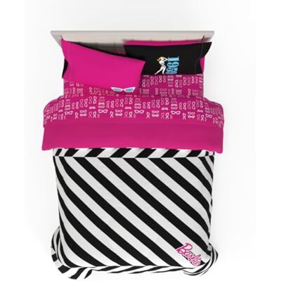 Franco Barbie 1959 5-delige microvezel beddengoedset, tweepersoonsbed Franco Barbie 1959 5-delige microvezel beddengoedset, tweepersoonsbed