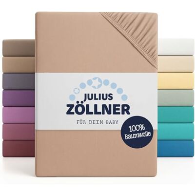 Julius Zöllner Hoeslaken, Jersery kinderbed, maat: 60 x 120 cm/70 x 140 cm. Kleur: zandkleurig Julius Zöllner Hoeslaken, Jersery kinderbed, maat: 60 x 120 cm/70 x 140 cm. Kleur: zandkleurig