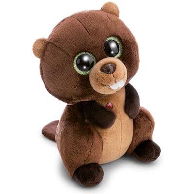 NICI GLUBSCHIS Bobston de bever, 25 cm, bruin 63057 Slapen in de mand, pluche van zachte stof, schattige metgezel om te knuffelen en overal mee naartoe te nemen, geweldig cadeau NICI GLUBSCHIS Bobston de bever, 25 cm, bruin 63057 Slapen in de mand, pluche van zachte stof, schattige metgezel om te knuffelen en overal mee naartoe te nemen, geweldig cadeau