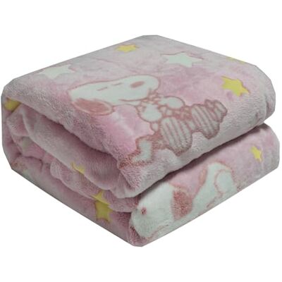 Kanguru Snoopy Glow in the Dark Rose, zachte fleecedeken die oplicht in het donker, microvezeldeken, 130 x 150 cm, cadeau-idee voor Kerstmis of verjaardag, kinderen of kinderen, ideaal voor slaapkamer Kanguru Snoopy Glow in the Dark Rose, zachte fleecedeken die oplicht in het donker, microvezeldeken, 130 x 150 cm, cadeau-idee voor Kerstmis of verjaardag, kinderen of kinderen, ideaal voor slaapkamer
