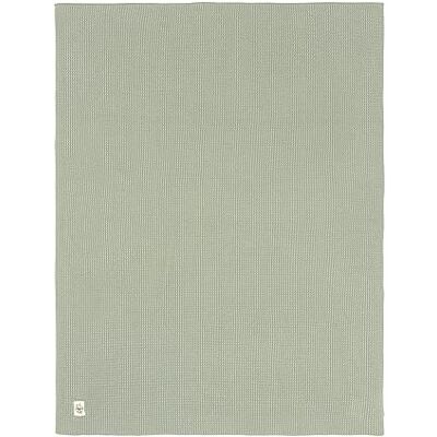 Lässig Gebreide babydeken, knuffeldeken voor baby's, gebreid, 100% biologisch katoen, GOTS/gebreide deken, licht mint Lässig Gebreide babydeken, knuffeldeken voor baby's, gebreid, 100% biologisch katoen, GOTS/gebreide deken, licht mint
