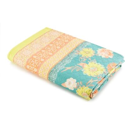 Bassetti POSILLIPO 9328444 sprei 100% katoen groen V1 afmetingen 180 x 255 cm Bassetti POSILLIPO 9328444 sprei 100% katoen groen V1 afmetingen 180 x 255 cm