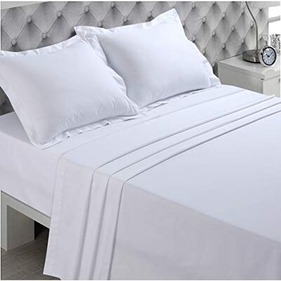 Vision , laken 180 x 290 cm, kleur: Wit, 100% katoen: 57 draden. Vision , laken 180 x 290 cm, kleur: Wit, 100% katoen: 57 draden.
