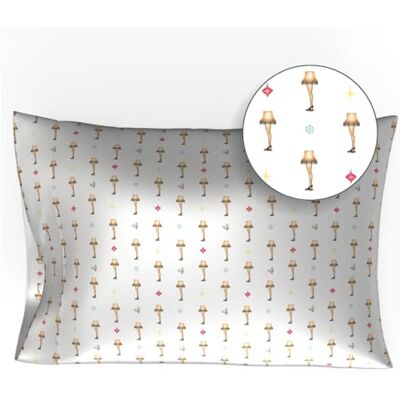 Franco Collectibles Holiday Beauty Silky Kussensloop van Christmas Story van zijdeachtig satijn, standaard, 50,8 x 76,2 cm, voor haar en huid, (officieel gelicentieerd product) Franco Collectibles Holiday Beauty Silky Kussensloop van Christmas Story van zijdeachtig satijn, standaard, 50,8 x 76,2 cm, voor haar en huid, (officieel gelicentieerd product)