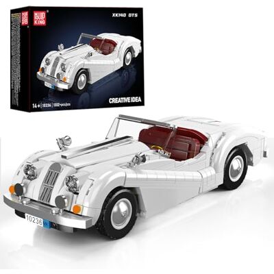 Mould King 10236 MOC Techniek oldtimer auto model klemblokken, MOC oldtimer auto model klemonderdelen set voor jongeren/volwassenen verzamelaar (1302+ stuks) Mould King 10236 MOC Techniek oldtimer auto model klemblokken, MOC oldtimer auto model klemonderdelen set voor jongeren/volwassenen verzamelaar (1302+ stuks)