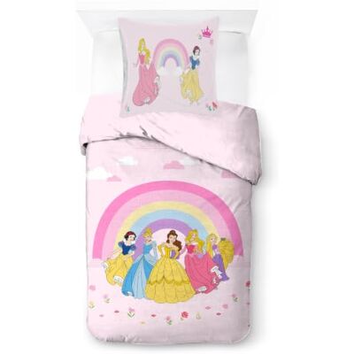 Jay Franco Kids Disney Princess Super zachte eenpersoons beddengoedset met kussensloop, alleen dekbedovertrek (vulling niet inbegrepen), roze, 2-delig eenpersoonsbed Jay Franco Kids Disney Princess Super zachte eenpersoons beddengoedset met kussensloop, alleen dekbedovertrek (vulling niet inbegrepen), roze, 2-delig eenpersoonsbed