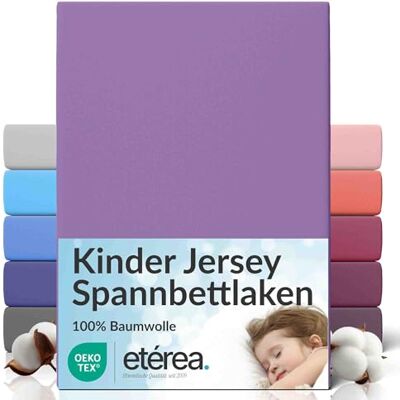 etérea Himmlische Qualität etérea Jersey hoeslaken, 80 x 160 cm, 80 x 180 cm, paars, dikte 15 20 cm etérea Himmlische Qualität etérea Jersey hoeslaken, 80 x 160 cm, 80 x 180 cm, paars, dikte 15 20 cm