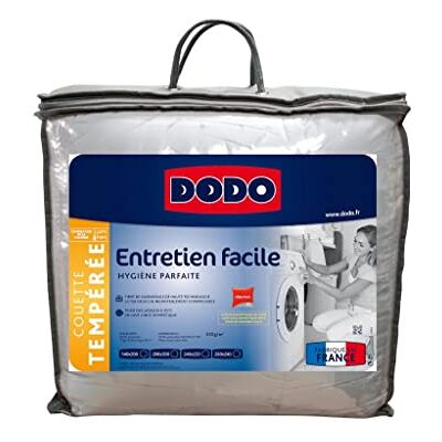 DODO Onderhoudsvriendelijk dekbed, 220 x 240 cm, voor tweepersoonsbed, gemaakt in Frankrijk, zacht en praktisch, machinewasbaar op 95 °C DODO Onderhoudsvriendelijk dekbed, 220 x 240 cm, voor tweepersoonsbed, gemaakt in Frankrijk, zacht en praktisch, machinewasbaar op 95 °C