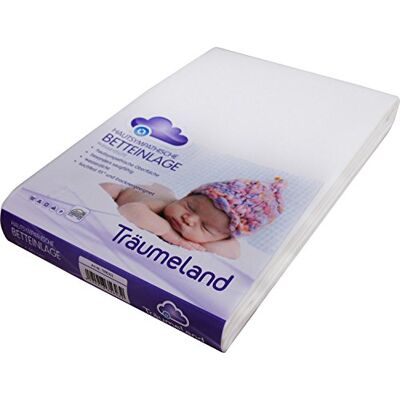 Träumeland Traeumeland Matrasbeschermer van fleece met vochtbescherming, 40 x 90 cm Träumeland Traeumeland Matrasbeschermer van fleece met vochtbescherming, 40 x 90 cm