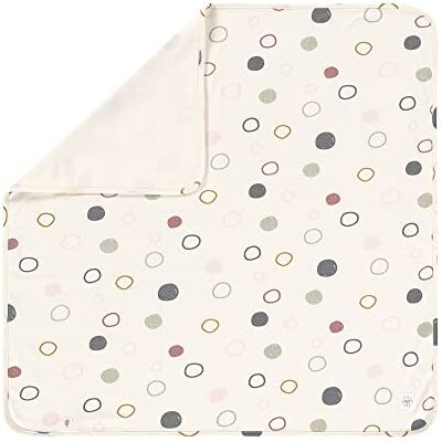 Lässig Babydeken, knuffeldeken, GOTS gecertificeerd, zacht, interlock babydeken, 80 x 80 cm, cirkels offwhite Lässig Babydeken, knuffeldeken, GOTS gecertificeerd, zacht, interlock babydeken, 80 x 80 cm, cirkels offwhite
