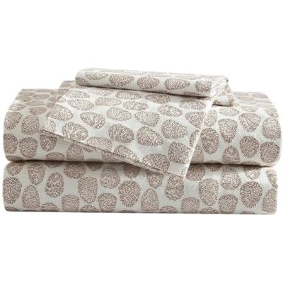 Eddie Bauer Beddengoed van katoenflanel, geborsteld voor zachtheid, comfortabele woondecoratie (Little Creek Pine Cone Beige, eenpersoonsbed) Eddie Bauer Beddengoed van katoenflanel, geborsteld voor zachtheid, comfortabele woondecoratie (Little Creek Pine Cone Beige, eenpersoonsbed)