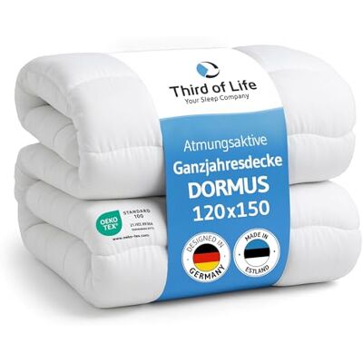 Third of Life Dormus Winterdonsjack voor kinderen en pasgeborenen, 120 x 150, Ökotex 100, dekbed 120 x 150 voor koude nachten, deken gemaakt in de EU, ademend Third of Life Dormus Winterdonsjack voor kinderen en pasgeborenen, 120 x 150, Ökotex 100, dekbed 120 x 150 voor koude nachten, deken gemaakt in de EU, ademend
