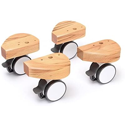 babybay Speciale wielset met stootbescherming, geschikt voor alle modellen, geoliede beukenkern babybay Speciale wielset met stootbescherming, geschikt voor alle modellen, geoliede beukenkern