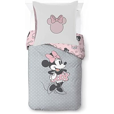 Jay Franco Disney Minnie One of a kinderbeddengoed 100% katoen 135 x 200 cm dekbedovertrek en kussensloop 80 x 80 cm Jay Franco Disney Minnie One of a kinderbeddengoed 100% katoen 135 x 200 cm dekbedovertrek en kussensloop 80 x 80 cm