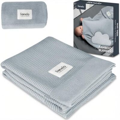 Lionelo Bamboe deken – babydeken van 100% bamboe, katoen, 75 x 100 cm Zacht, ademend, temperatuurregulerend, machinewasbaar, vanaf de geboorte, bed, reiswieg, kinderwagen Lionelo Bamboe deken – babydeken van 100% bamboe, katoen, 75 x 100 cm Zacht, ademend, temperatuurregulerend, machinewasbaar, vanaf de geboorte, bed, reiswieg, kinderwagen