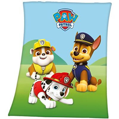 Herding Paw Patrol Fleece Deken, 100% Polyester, Meerkleurig, 130x160 cm Herding Paw Patrol Fleece Deken, 100% Polyester, Meerkleurig, 130x160 cm