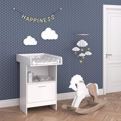 Vicco Luiercommode "Leo", wit, 60 x 103 cm Vicco Luiercommode "Leo", wit, 60 x 103 cm