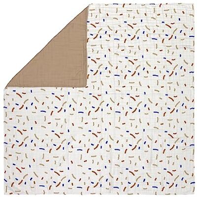 Lässig Babydeken, inbakerdeken, zachte ademende babydeken, Heavenly Little Mateys Sprinkles, koningsblauw Lässig Babydeken, inbakerdeken, zachte ademende babydeken, Heavenly Little Mateys Sprinkles, koningsblauw