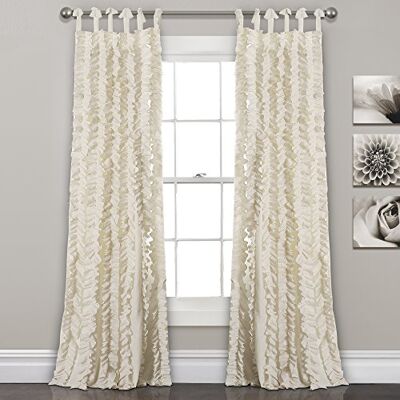 Lush Decor Lush Décor Reyna beddengoedset, 3-delig, grijs, ivoor, 20 x 102 cm Lush Decor Lush Décor Reyna beddengoedset, 3-delig, grijs, ivoor, 20 x 102 cm