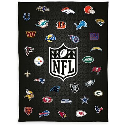 Herding Wellsoft NFL Teams deken, ca. 150 x 200 cm, 100% polyester Herding Wellsoft NFL Teams deken, ca. 150 x 200 cm, 100% polyester