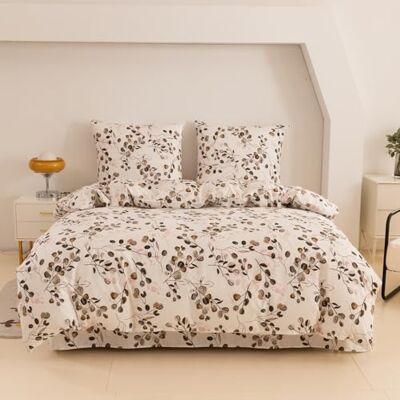 Cotton Market 3-delige beddengoedset 155 x 200 cm met 2 kussenslopen 70 x 80 cm Cotton Market 3-delige beddengoedset 155 x 200 cm met 2 kussenslopen 70 x 80 cm