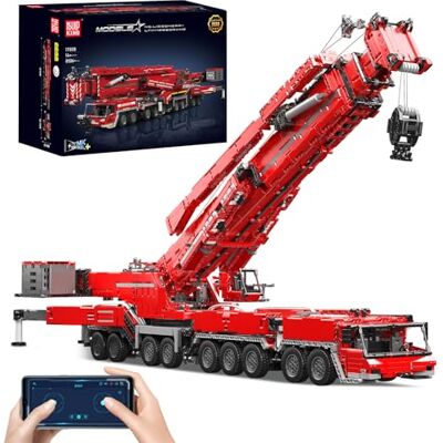Mould King 17008 Technic Kraan met op afstand bestuurd rupsmodel, motoren, hoogwaardig pneumatisch kraanspeelgoed voor volwassenen (8506+ stuks) Mould King 17008 Technic Kraan met op afstand bestuurd rupsmodel, motoren, hoogwaardig pneumatisch kraanspeelgoed voor volwassenen (8506+ stuks)