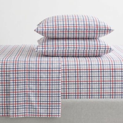 Nautica XL eenpersoonsbed lakenset, sierlijk en fris katoen percal beddengoed set, licht en ademend (rode Tattersall boot, XL eenpersoonsbed) Nautica XL eenpersoonsbed lakenset, sierlijk en fris katoen percal beddengoed set, licht en ademend (rode Tattersall boot, XL eenpersoonsbed)