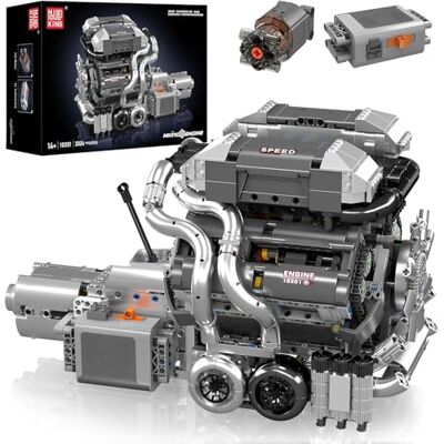 Mould King 10201 Technik W16 MOC W16 motorbouwstenen tentoonstellingsspeelgoed STEM motorbouwproject voor volwassenen (2024 stuks) Mould King 10201 Technik W16 MOC W16 motorbouwstenen tentoonstellingsspeelgoed STEM motorbouwproject voor volwassenen (2024 stuks)