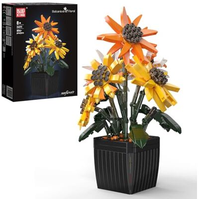 Mould King 24111 Zonnebloemen bouwstenen voor volwassenen realistische kamerplant als decoratie voor thuis en op kantoor Mould King 24111 Zonnebloemen bouwstenen voor volwassenen realistische kamerplant als decoratie voor thuis en op kantoor
