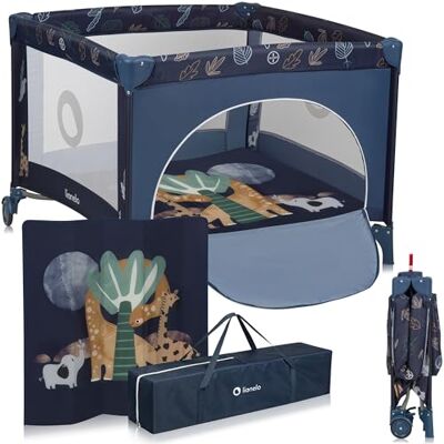 Lionelo Bonnie Opvouwbare box (100 × 100 × 77 cm) met comfortabele matras Lionelo Bonnie Opvouwbare box (100 × 100 × 77 cm) met comfortabele matras