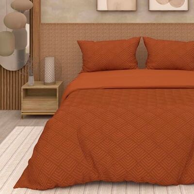 Soleil d'ocre , Dekbedovertrek 3D microvezel 240 x 220 cm Gaia terra Soleil d'ocre , Dekbedovertrek 3D microvezel 240 x 220 cm Gaia terra