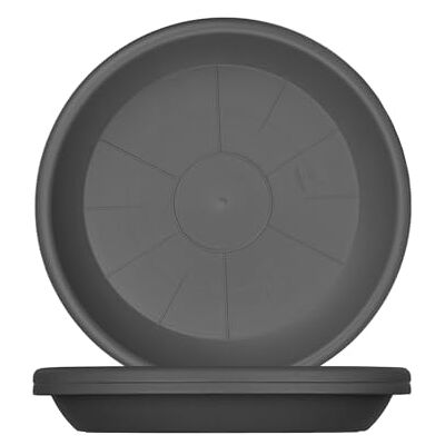 BigDean Set van 3 onderzetters van kunststof, 49 cm, antraciet BigDean Set van 3 onderzetters van kunststof, 49 cm, antraciet