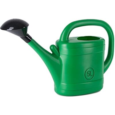 Tymar Gieter van kunststof, 5 l, met handdouche voor plantenverzorging in woning, balkon en tuin Tymar Gieter van kunststof, 5 l, met handdouche voor plantenverzorging in woning, balkon en tuin