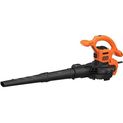 Black & Decker BEBLV260-QS 2600 W, bladblazer, zuigvolume 11,8 m³/min, blaassnelheid 315 km/u, levering met 2 buizen en zak 40 l, BEBLV260-QS Black & Decker BEBLV260-QS 2600 W, bladblazer, zuigvolume 11,8 m³/min, blaassnelheid 315 km/u, levering met 2 buizen en zak 40 l, BEBLV260-QS