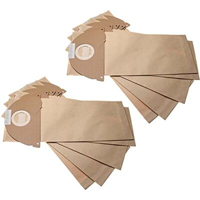 vhbw Lot de 10 sacs d'aspirateur compatibles avec Kärcher Dry 5125, K 2000, K 2101, K 2101 TE, K 2111 42,4 cm x 16,9 cm Couleur sable vhbw Lot de 10 sacs d'aspirateur compatibles avec Kärcher Dry 5125, K 2000, K 2101, K 2101 TE, K 2111 42,4 cm x 16,9 cm Couleur sable