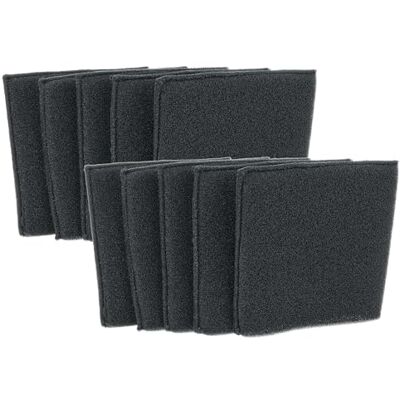 vhbw Lot de 10 filtres en mousse de rechange pour aspirateur Einhell 2351134 Noir vhbw Lot de 10 filtres en mousse de rechange pour aspirateur Einhell 2351134 Noir