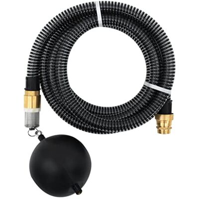 vidaXL Zuigslang met messing fittingen tuinpomp tuinslang huishoudelijke waterinstallaties waterfilters zwart 1,1 inch 3 m pvc vidaXL Zuigslang met messing fittingen tuinpomp tuinslang huishoudelijke waterinstallaties waterfilters zwart 1,1 inch 3 m pvc